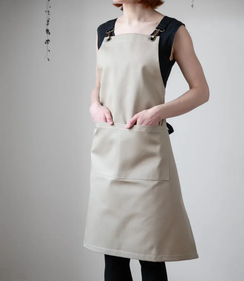 Aribica apron with straps sand