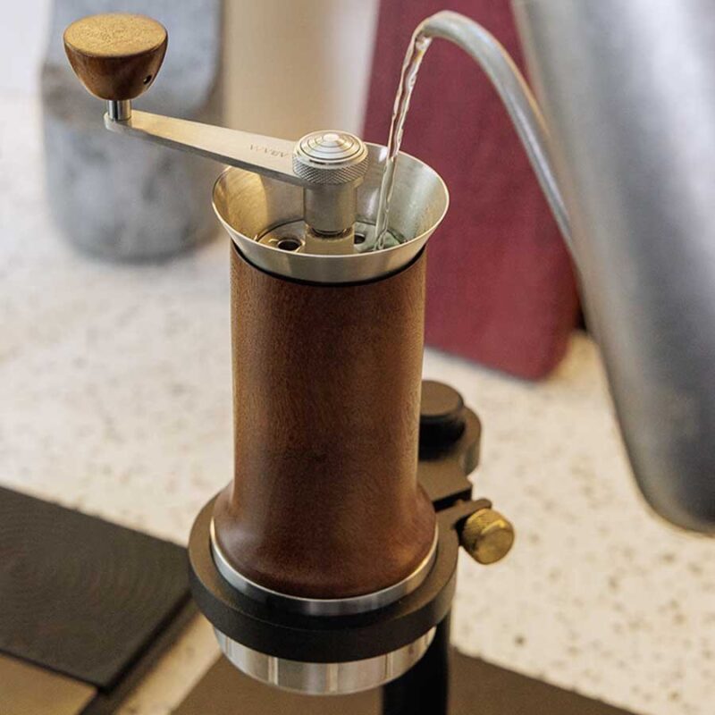 ARAM ESPRESSO MAKER 未使用品 Aram Espresso Maker + Steel Support Brownish